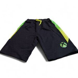 Xbox Boys Shorts Size 4-5 | Black Fleece, Green Stripe, Gamer Style Unisex